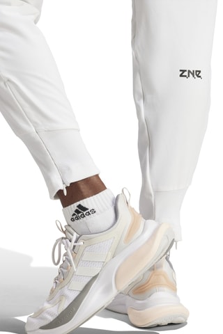 Pantalon taille haute Z.N.E. - Blanc