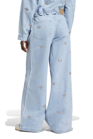 Jean ample taille haute - Bleu clair
