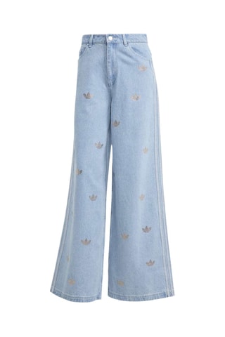 Jean ample taille haute - Bleu clair