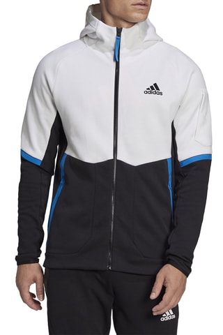 Veste de survêtement Gameday Full-Zip - Blanc et noir
