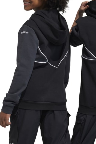 Sweat à capuche Adicolor - Noir et blanc