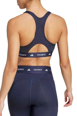 Brassière d’entraînement push-up Techfit - Bleu nuit