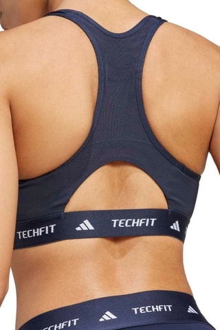 Brassière d’entraînement push-up Techfit - Bleu nuit
