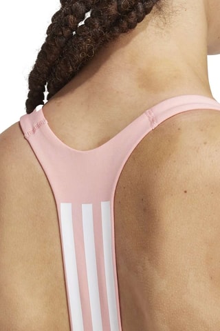 Brassière d’entraînement push-up Powerimpact 3 bandes - Rose