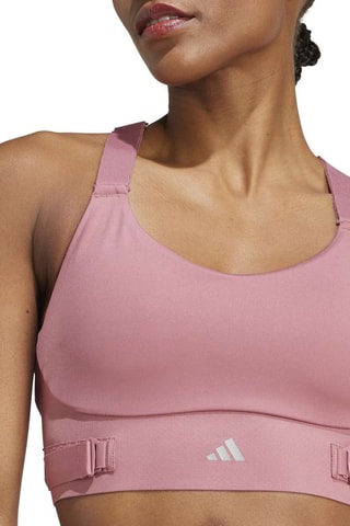 Brassière de running push-up FastImpact Luxe - Rose
