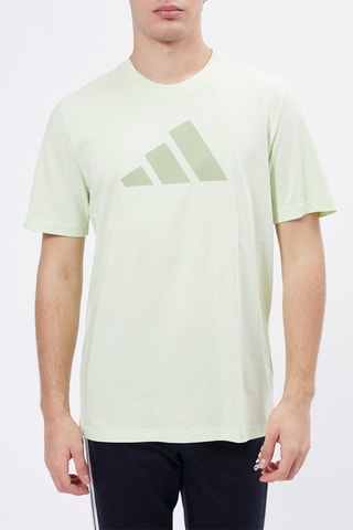 T-shirt Future Icons Logo Vert clair