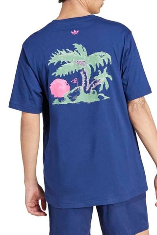 T-shirt MC Oll Badge Tee - Bleu
