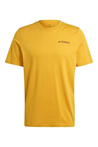 T-shirt standard Terrex Mtn 2.0 - Moutarde