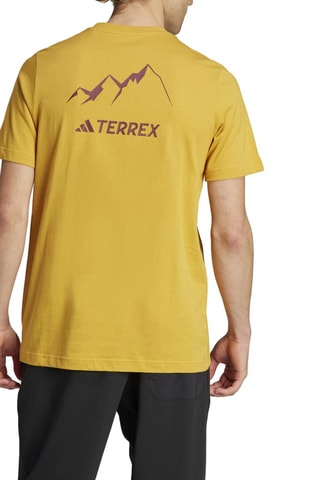 T-shirt standard Terrex Mtn 2.0 - Moutarde