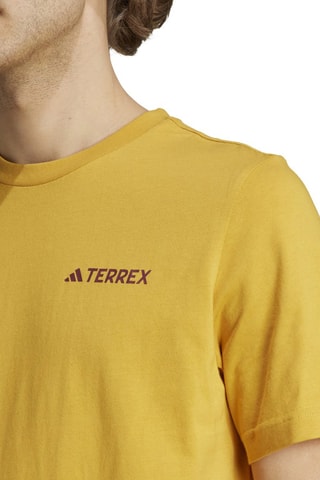T-shirt standard Terrex Mtn 2.0 - Moutarde