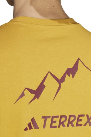 T-shirt standard Terrex Mtn 2.0 - Moutarde