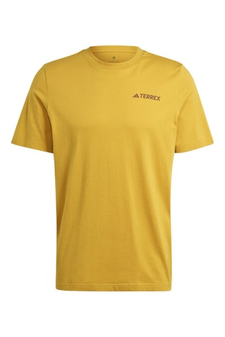 T-shirt standard Terrex Mtn 2.0 - Moutarde