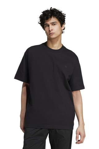 T-shirt ample Premium Essentials - Noir
