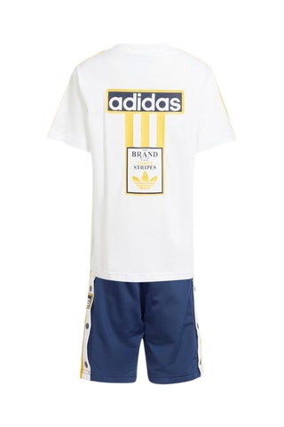 T-shirt et short - Blanc et bleu marine