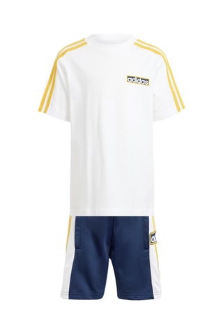 T-shirt et short - Blanc et bleu marine