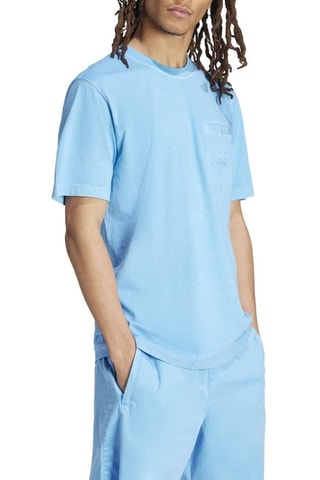 T-shirt MC Ess+ Dye Pkt T - Bleu