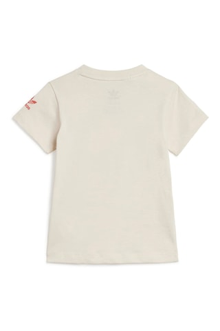 T-shirt et short Floral - Beige et rouge