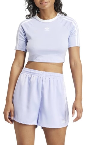 T-shirt slim cropped Baby - Violet