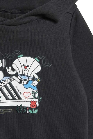 Sweat à capuche Graphics - Noir