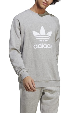 Sweat Adicolor Classics Gris clair chiné
