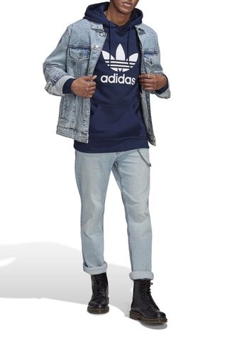 Sweat à capuche Bleu marine