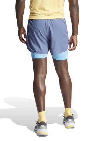 Short de running 2-en-1 Own The Run - Bleu