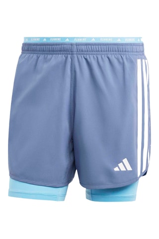 Short de running 2-en-1 Own The Run - Bleu
