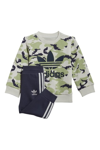 Sweat et pantalon Crew Blanc et vert