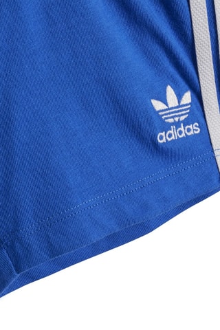 T-shirt et short - Bleu cobalt et blanc