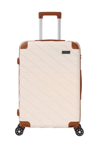 Valise grand volume Saint Germain Corner (L) - 75 cm  - Cadenas TSA - Beige