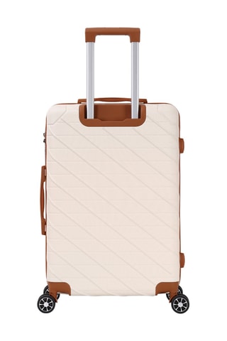 Valise grand volume Saint Germain Corner (L) - 75 cm  - Cadenas TSA - Beige