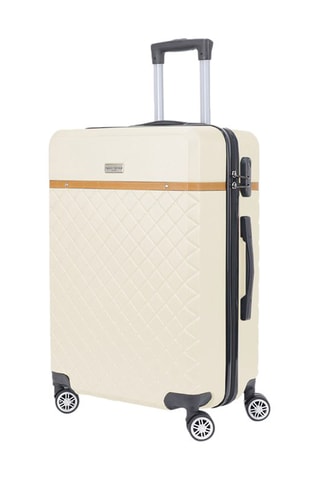 Valise grand volume Odeon (L) - Crème