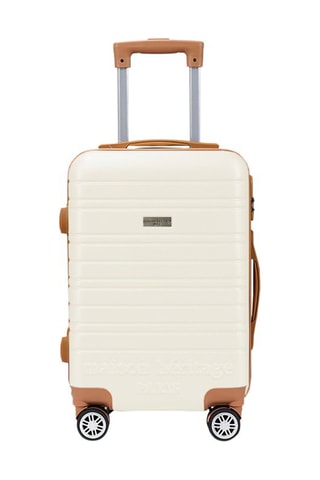 Valise cabine Madeleine (S) - Crème
