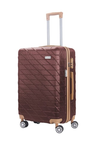Valise cabine Saint Germain (S) - 55 cm  - Beige, rouge et argenté