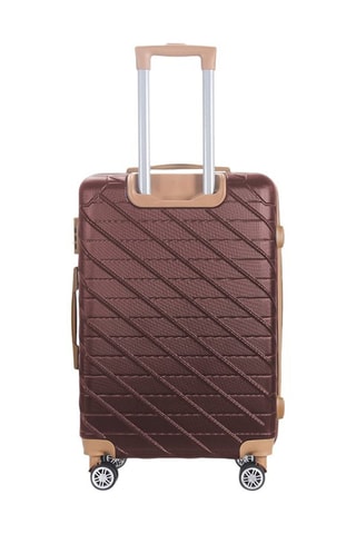 Valise cabine Saint Germain (S) - 55 cm  - Beige, rouge et argenté