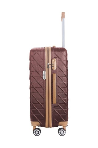 Valise cabine Saint Germain (S) - 55 cm  - Beige, rouge et argenté