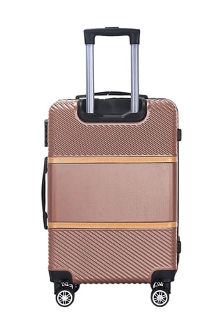 Handbagagetrolley Opera (S) - 55 cm  - Roze en goudkleurig