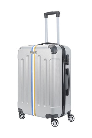 Handbagagetrolley Rivoli (S) - 55 cm  - Wit, blauw, geel en zilverkleurig