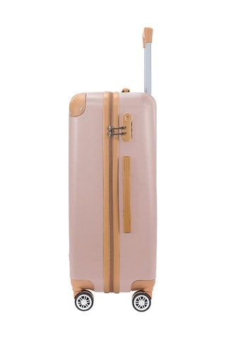Valise cabine Trocadero (S) - 55 cm  - Rose et doré