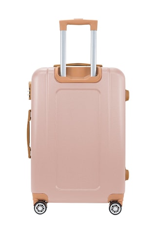 Valise cabine Trocadero (S) - 55 cm  - Rose et doré
