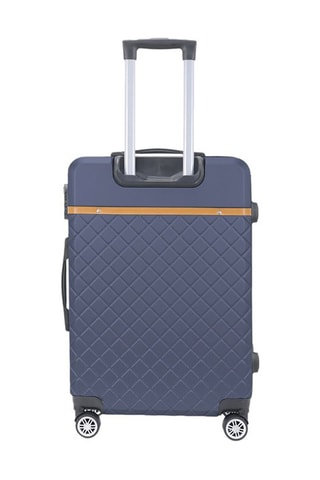 Handbagagetrolley Odeon (S) - 55 cm  - Blauw, bruin en zilverkleurig