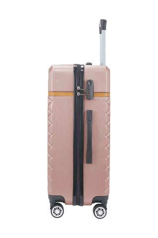 Handbagagetrolley Odeon (S) - 55 cm  - Roze en goudkleurig