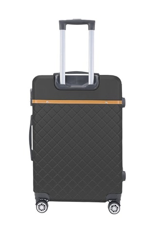 Handbagagetrolley Odeon (S) - 55 cm  - Zwart, bruin en zilverkleurig
