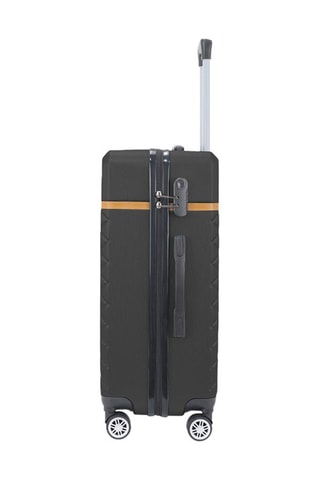 Handbagagetrolley Odeon (S) - 55 cm  - Zwart, bruin en zilverkleurig