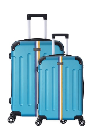 Valise cabine et valise semaine Rivoli (S/M) - 55/65 cm - Bleu