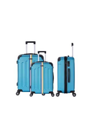 Set de 3 valises Rivoli (S/M/L) - 55/65/75 cm - Bleu