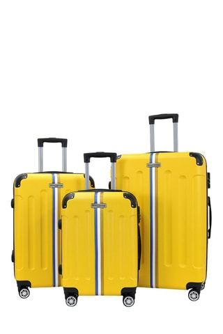 Set de 3 valises (S/M/L) Rivoli - Moutarde