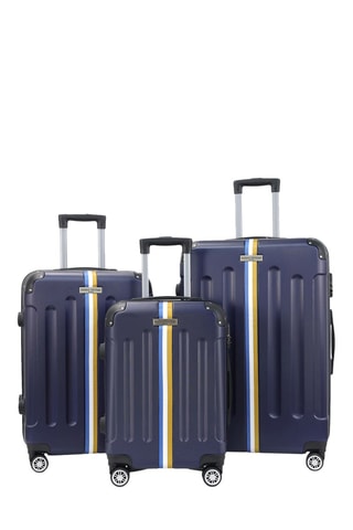 Set de 3 valises (S/M/L) Rivoli - Bleu marine