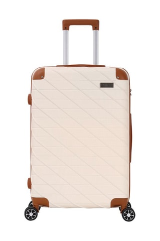 Valise cabine et valise semaine Saint Germain Corner (S/M) - Crème
