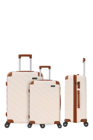 Set de 3 valises ST Germain Corner (S/M/L) - Crème